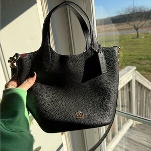 Coach Black Pebbled Leather Bag